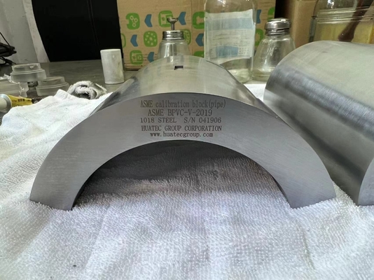 Ausrüstungs-Rohr-Ultraschallkalibrierungs-Block zerstörungsfreier Prüfung für Asme-Winkel-Strahl