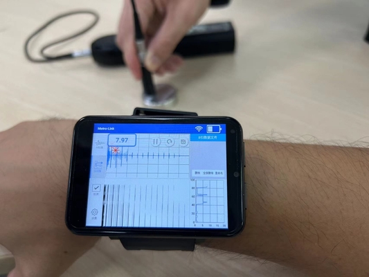TG-14+ A Scan B Scan APP Modus EMAT Elektromagnetische Ultraschalldickenmessung mit Farb-LCD