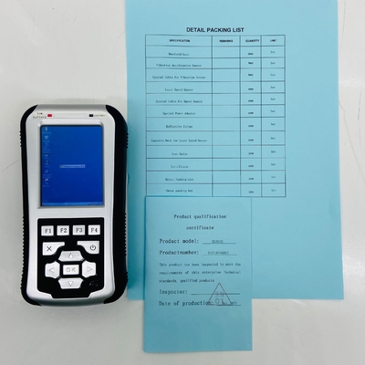 HG3002 2 Vibrationskanäle + 1 Geschwindigkeit Kanal Farb-LCD-Bildschirm Schwingung Tresor Daten Messung Aufzeichnung Analyse Messgerät