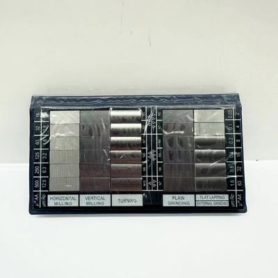 Rauheitsvergleichsblock-Set Ra 0,025–6,3 µm für die Inspektion von Metallbearbeitungen