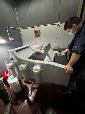 HDL-430D Tischplattautomatischer Filmprozessor Einstellgeschwindigkeit Temperatur NDT Röntgenfilmverarbeitungsmaschine
