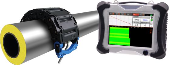 Ausrüstung zur Prüfung der Korrosion von in Betrieb befindlichen Metallrohren durch Verkleidung mit pulsierendem Wirbelstrom HEF-17
