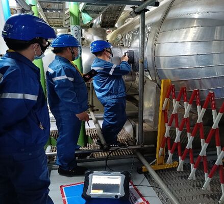 HEF-17B Metallrohrwanddicke außerhalb Pulse Eddy Current Detection