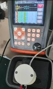 HFD-810 Tragbarer Ultraschalltester 400MHz Abtastung Bluetooth PDF-Berichtsexport Wasserdichte Schichtinspektionsdetektor