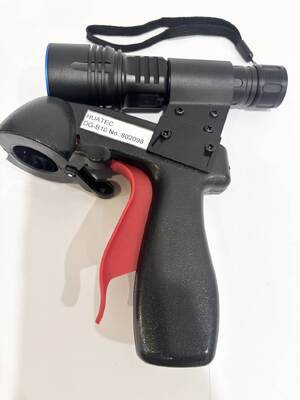 DG-B10 365nm UV Taschenlampe Spray kann Handhabung Mount Aviation Aluminium 12 LED Kern Leuchtstoffdurchdringend Inspektion Spray Gun Halterung