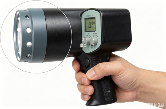 HDTS-3350PC Hochpräzisions-Stroboskop-Meter mit internem und externen Auslöser-Flash-Tachometer