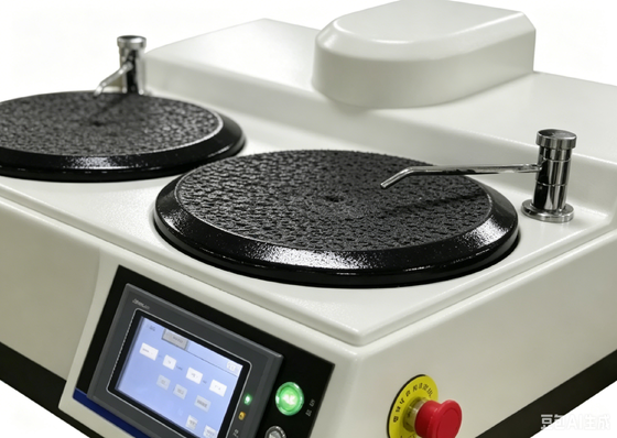 HPA-2SE Doppelscheibe Metallographische Schleifmaschine PLC Touchscreen Probenbereitungsanlage