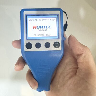 TG-1660 Portable Digital Coating Thickness Meter F&N Probe Zwei-Punkte-Kalibrierung Elektroplattierung Sprühen Film Dicke Messgerät
