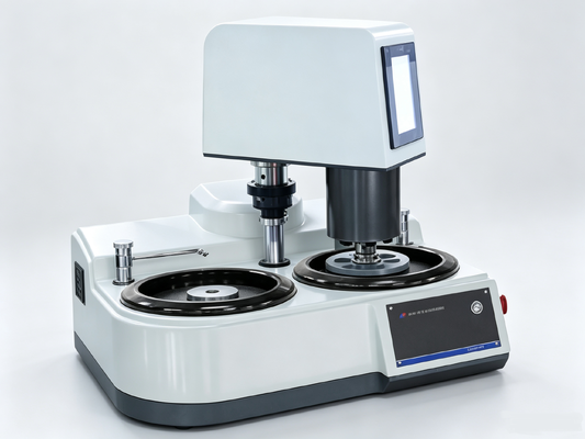 HPA-2000S vollautomatische metallographische Schleifmaschine Dual Disc Multi-Point & Center Pressure PLC Touch Screen Metallprobenpolier