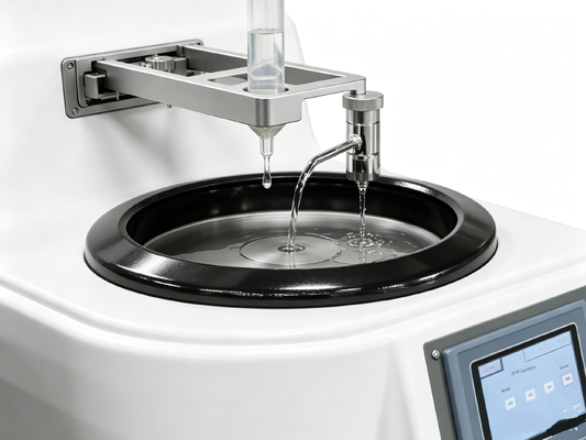 HPA-1SE Einzelscheibe Metallographische Schleifpoliermaschine 1KW Motor 5-1500RPM Touchscreen Metallprobenpolierer