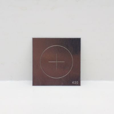 CX-430 MPI Kunstfehlerprüfstück mit Kreis- und Kreuzfehlern