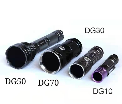 Leistungsstarke DG-10 LED Ultraviolett-Taschenlampe, 5 Stunden Ladezeit