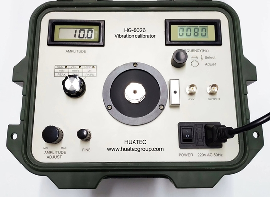 HG-5026 Vibrationsbeschleuniger Geschwindigkeit und Nähe Wandler Shaker Kalibrator