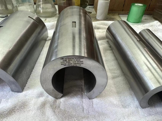 Ausrüstungs-Rohr-Ultraschallkalibrierungs-Block zerstörungsfreier Prüfung für Asme-Winkel-Strahl