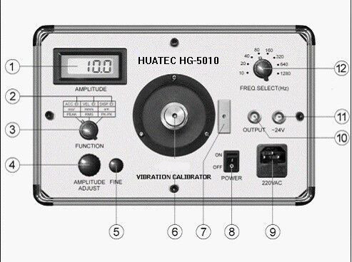 Digitale Vibrationskalibrierer mit fester Frequenz 110 V oder 220 V