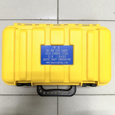 IIW V1 Kalibrierblock in Kohlenstoffstahl Edelstahlzubehör für Ultraschallfehlerdetektor