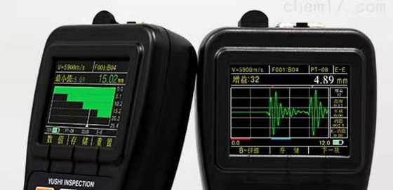 TG-5100D Echtzeit-A-Scan und B-Scan durch Beschichtung Ultraschalldickheitsmessgerät