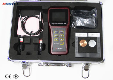 HEC-102 Nicht-Eisenmetalle Portable Eddy-Strom-Reinheitsmessgerät für elektrische Leitfähigkeit
