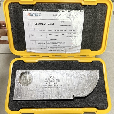 IIW V-1 CS SS AL Material UT Kalibrierblöcke NDT Instrument