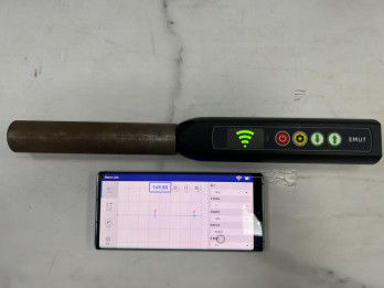 TG-14+ Temperaturkompensations-Durchdringungsbeschichtungs-Elektromagnetischer Ultraschall-Dickenmesser