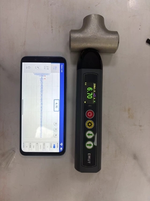 TG-14+ A Scan B Scan APP Modus EMAT Elektromagnetische Ultraschalldickenmessung mit Farb-LCD