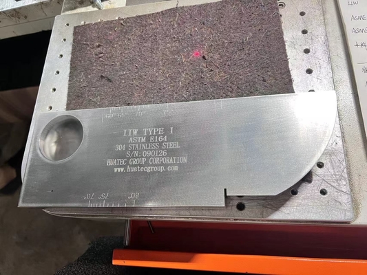 IIW TYPE 1 UT Kalibrierblock aus Kohlenstoffstahl