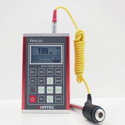 Hochgenauigkeit RHL50 LCD-Display Portable Leeb Härte Tester mit ±6HLD Genauigkeit und Rmin 50mm Min. Radius