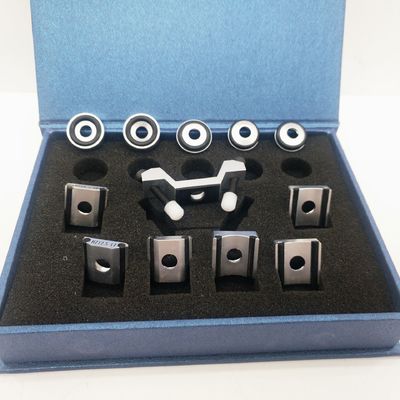 Set mit 12 Stützringen für Leeb-Härteprüfer NDT, Prüfzubehör für äußere/innere zylindrische, sphärische Oberflächen, gebogene Rohre