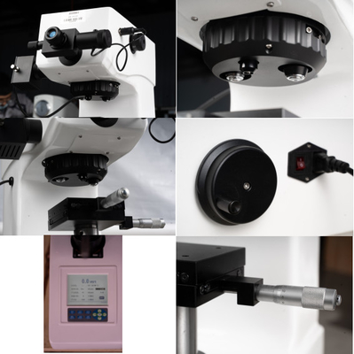 HVS-1000Z Seitenrollen-Digitalbildschirm Automatischer Turm Mikro-Vickers Härtetester