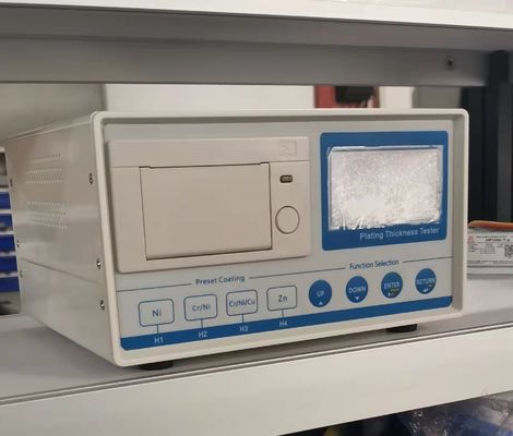 TG-100E Koulometrischer Metallbeschichtungselektrolytischer Dickenmessgerät eingebauter Drucker
