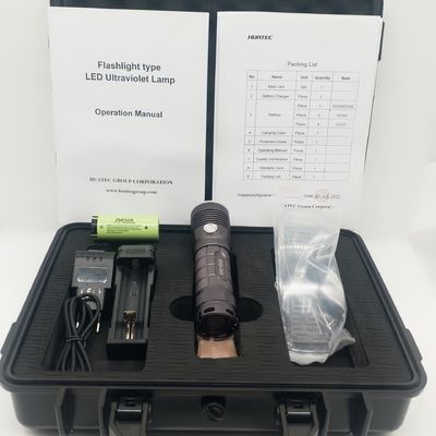 Leistungsstarke DG-10 LED Ultraviolett-Taschenlampe, 5 Stunden Ladezeit