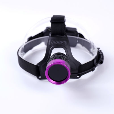 40 × 38 mm Spitzenwellenlänge Verstellbare UV-Scheinwerfer für Kopf und Helm