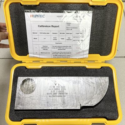 CS NDT Kalibrierblock IIW V1 für zerstörungsfreie Prüfung