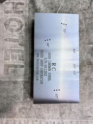 AWS D1.1/D1.1M-2015 RC Auflösung Ultraschallkalibrierblock für Winkelstrahlwandler