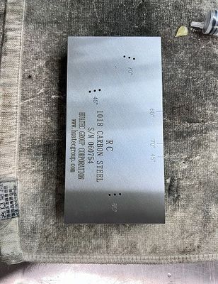 Kohlenstoffstahl RC Auflösungsvergleich Ultraschall-Kalibrierblock Standard AWS D1.1/D1.1M-2015