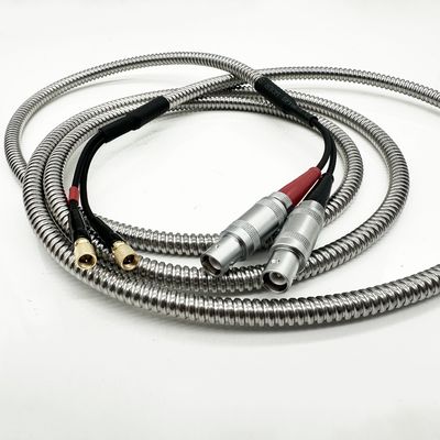 Hochtemperatur Lemo 01-Microdot Doppel-Kabel für ZfP-Geräte