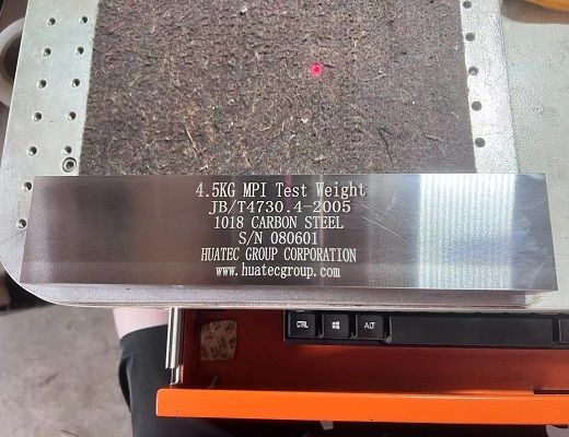 NDT Magnetische Rissprüfgerät Zubehör Totlast-Prüfblock N1