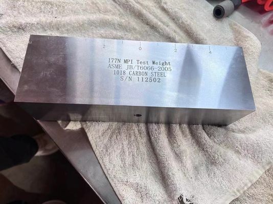 NDT Magnetische Rissprüfgerät Zubehör Totlast-Prüfblock N1