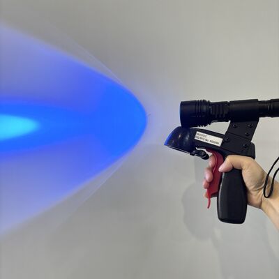 DG-B10 Einhandbetrieb UV-Licht-Spray-Dosenhalter 57.4mW/cm2 365nm NDT Fluoreszenztest-Behälter Anpassung UV-Flamme