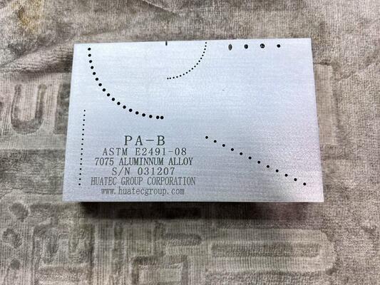 ASTM E2491 Phased Array Typ B Block Kalibrierblock - NDT Dienst