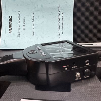 HTD-D4 Industrieendoskop 4-Wege elektrische Rotation Artikulierende Boreskop Inspektionskamera