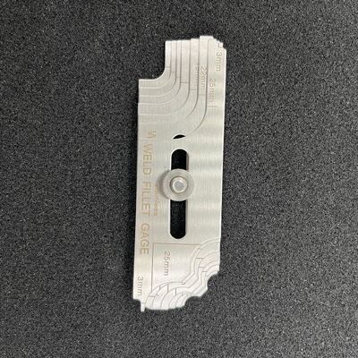 MG-11 Type Fillet Weld Size Gauge Metric & Inch Dual Scale
