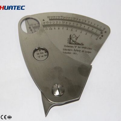 Portable Multi-Function Fan Shape Welding Gauge für die Messung von Fillet, Unterschnitt und Spalt
