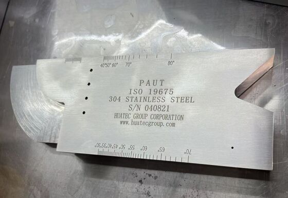 Ultraschallphasige Kalibrierung der Array-Block-DAC-Kurvenprüfung für Rohre