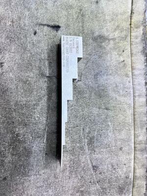 Industrielle NDT 6 Stufen Dicke Kalibrierung Block für Ultraschall Dicke Gauge Kalibrierung