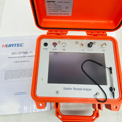 HG-S936L-1 Tragbarer Vibrationsdatenrekorder 1 Hz-200 Hz Einkanal-Vibrationsprüfgerät