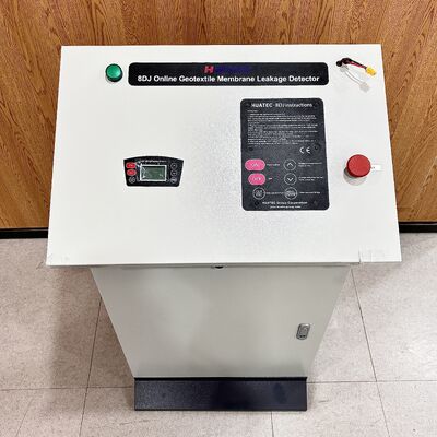 HUATEC-8DJ Online Geomembran undurchlässiger Film Leckage Tester Schall Licht Alarm Leckage Point Zähldetektor