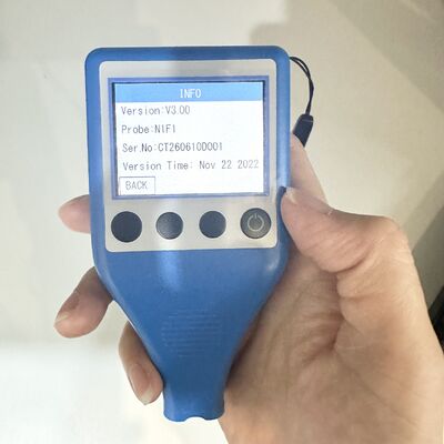 TG-1660 Hochpräzisions-Wellenform-Beschichtungsdicke-Messgerät Optionale Farb-LCD-Detektor für die Metallbeschichtung im Automobil-Schiffbau