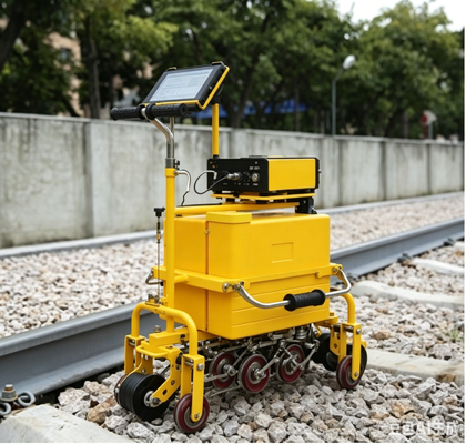 FD-GT-20 Leichtbahn Ultraschallfehlerdetektor 10 Kanäle A/B Scan WIFI GPS Cloud Storage Eisenbahnstreckenfehlerprüfung Trolley