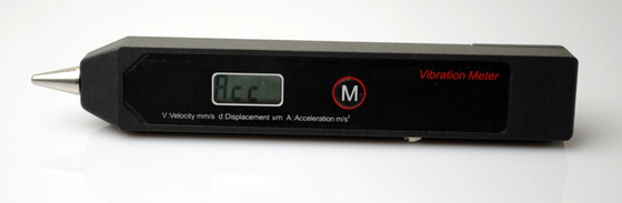 HG6450-3 Aluminium-Körper Portable Vibration Pen 10-1000Hz 3 Messparameter Daten Halten Sie automatische Stromauslösung Motor Lager Fehlermelder